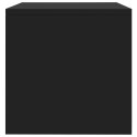 VidaXL Szafka nocna, czarna, 40 x 30 x 30 cm, płyta wiórowa