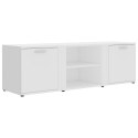 VidaXL Szafka pod TV, biała, 120x34x37 cm, płyta wiórowa