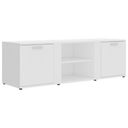 VidaXL Szafka pod TV, biała, 120x34x37 cm, płyta wiórowa