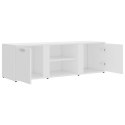 VidaXL Szafka pod TV, biała, 120x34x37 cm, płyta wiórowa