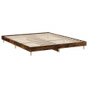 VidaXL Rama łóżka, przydymiony dąb, 180x200cm, materiał drewnopochodny