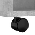 VidaXL Szafka na kółkach, szarość betonu, 60x35x75 cm, płyta wiórowa