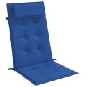Poduszki na krzesła z wysokim oparciem, 6 szt, błękit królewski Lumarko!