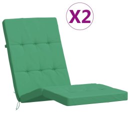 Poduszki na leżaki, 2 szt., zielone, tkanina Oxford Lumarko!