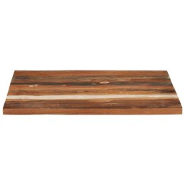 VidaXL Kwadratowy blat stołu 70x70 cm, 25-27 mm, lite drewno z odzysku