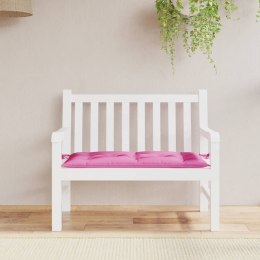 Poduszka na ławkę ogrodową, różowa, 110x50x7 cm, tkanina Lumarko!