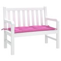 Poduszka na ławkę ogrodową, różowa, 110x50x7 cm, tkanina Lumarko!