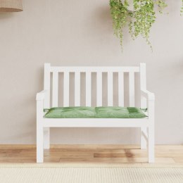 VidaXL Poduszka na ławkę ogrodową, wzór w liście, 110x50x7 cm, tkanina