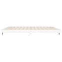 VidaXL Rama łóżka, biała, 150x200 cm, materiał drewnopochodny