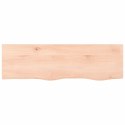 VidaXL Półka, 100x30x6 cm, surowe lite drewno dębowe