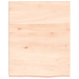 VidaXL Półka, 40x50x4 cm, surowe lite drewno dębowe