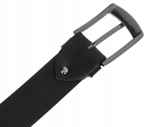 Skórzany pasek męski z klasyczną klamrą — Peterson Lumarko!