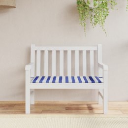 Poduszka na ławkę ogrodową, niebiesko-białe paski, 120x50x3 cm Lumarko!