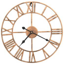 Zegar ścienny, metal, 40 cm, złoty Lumarko!