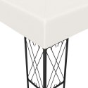 VidaXL Altana ze sznurem lampek LED, 3x3 m, kremowa tkanina