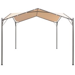 VidaXL Altana/namiot ogrodowy, 4x4 m, stal, beżowy