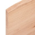 Półka, jasnobrązowa, 100x50x2cm, lakierowane lite drewno dębowe Lumarko!