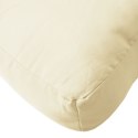  Poduszki na sofę z palet, 3 szt., białe, tkanina Lumarko!