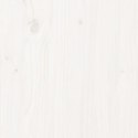 VidaXL Stołki, 2 szt., białe, 40x41,5x112 cm, lite drewno sosnowe