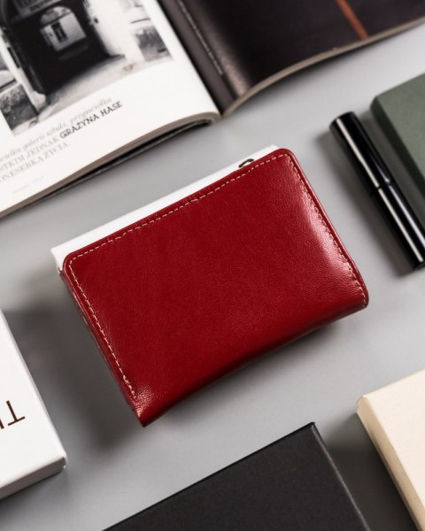 Klasyczny, mały portfel damski ze skóry naturalnej — Peterson Lumarko!