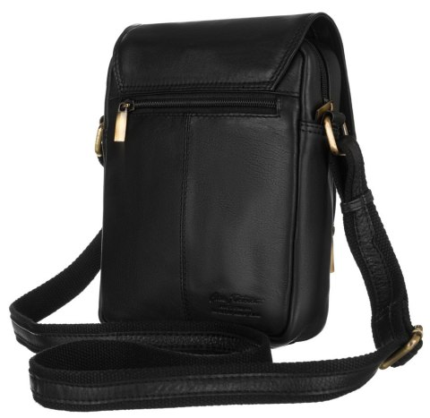 Skórzana listonoszka męska na ramię — Peterson Lumarko!