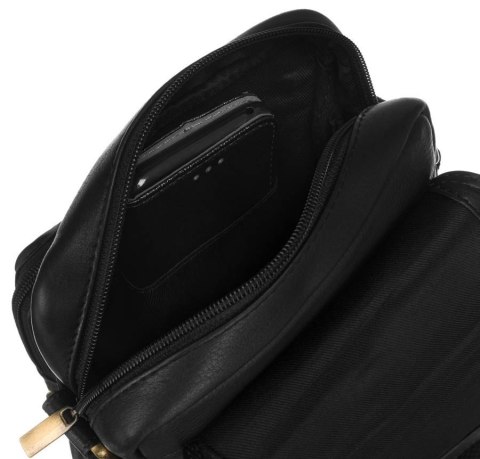 Skórzana listonoszka męska na ramię — Peterson Lumarko!