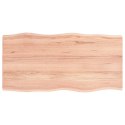 Blat do biurka, jasnobrązowy, 100x50x2 cm, lite drewno dębowe Lumarko!