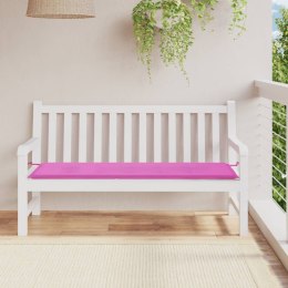 VidaXL Poduszka na ławkę ogrodową, różowa, 150x50x3 cm, tkanina