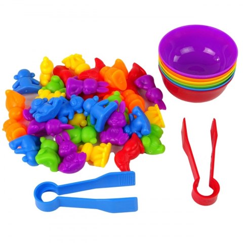 Gra Edukacyjna Sorter Kolorów Zwierzęta 44 El. Lumarko!