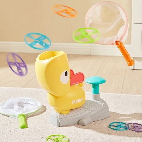 WOOPIE Gra Zręcznościowa Złap Frisbee Wyrzutnia Dysków Lumarko!