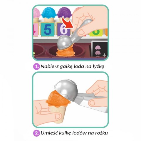 WOOPIE Lodziarnia XXL Sklep Zestaw Mały Sprzedawca + Nauka Liczenia 87 el. Lumarko!