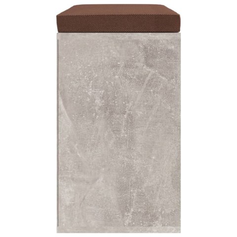 VidaXL Ławka z miejscem na buty, szara, 103x30x48 cm