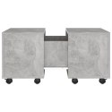 Stolik kawowy, szarość betonu, 60x60x38 cm, płyta wiórowa Lumarko!
