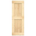 Drzwi, 80x210 cm, lite drewno sosnowe