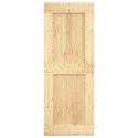 Drzwi, 85x210 cm, lite drewno sosnowe Lumarko!