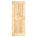 Drzwi, 90x210 cm, lite drewno sosnowe