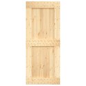 Drzwi, 95x210 cm, lite drewno sosnowe