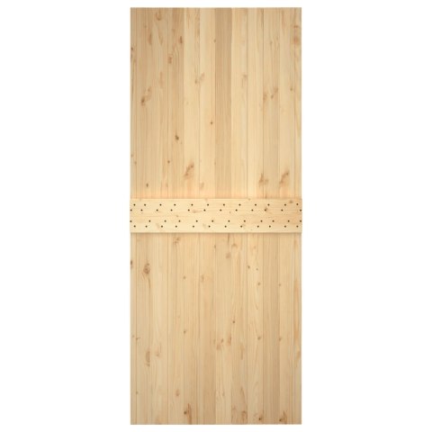 Drzwi, 95x210 cm, lite drewno sosnowe Lumarko!