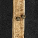 Szafka z 2 drzwiczek, 55x35x75 cm, lite drewno mango i żelazo