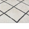 Dywanik kuchenny, wzór w kwadraty, 45x150 cm, aksamitny