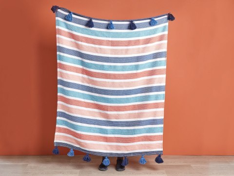 Koc 130 x 150 cm wielokolorowy SENBUK