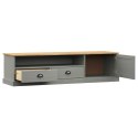 Szafka pod TV VIGO, szara, 156x40x40 cm, lite drewno sosnowe Lumarko!