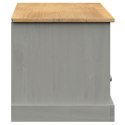 Szafka pod TV VIGO, szara, 156x40x40 cm, lite drewno sosnowe Lumarko!