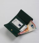 Lakierowany, skórzany portfel damski z systemem RFID — Lorenti Lumarko!