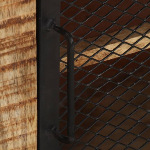 VidaXL Komoda, 100x31x60 cm, lite, surowe drewno mango