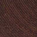 Ręcznie wykonany dywanik z juty, okrągły, 90 cm, brązowy Lumarko!