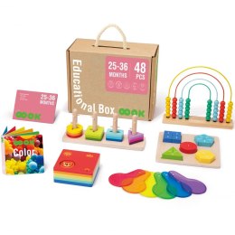 Tooky Toy Edukacyjne Pudełko dla Dzieci z 6w1 od 2 lat Lumarko!