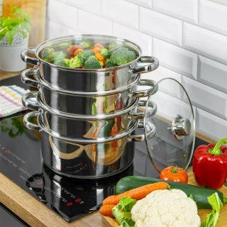 Garnek Na Pare 24cm 5.0l Kh-3320 Lumarko!