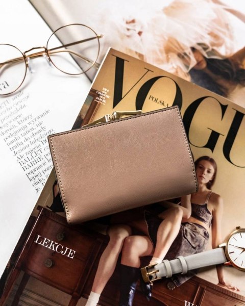 Skórzany portfel damski z wężowym wzorem — Peterson Lumarko!