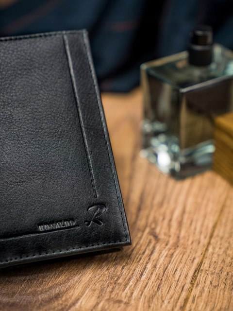 Skórzany Portfel Męski Bez Zapięcia Lumarko!